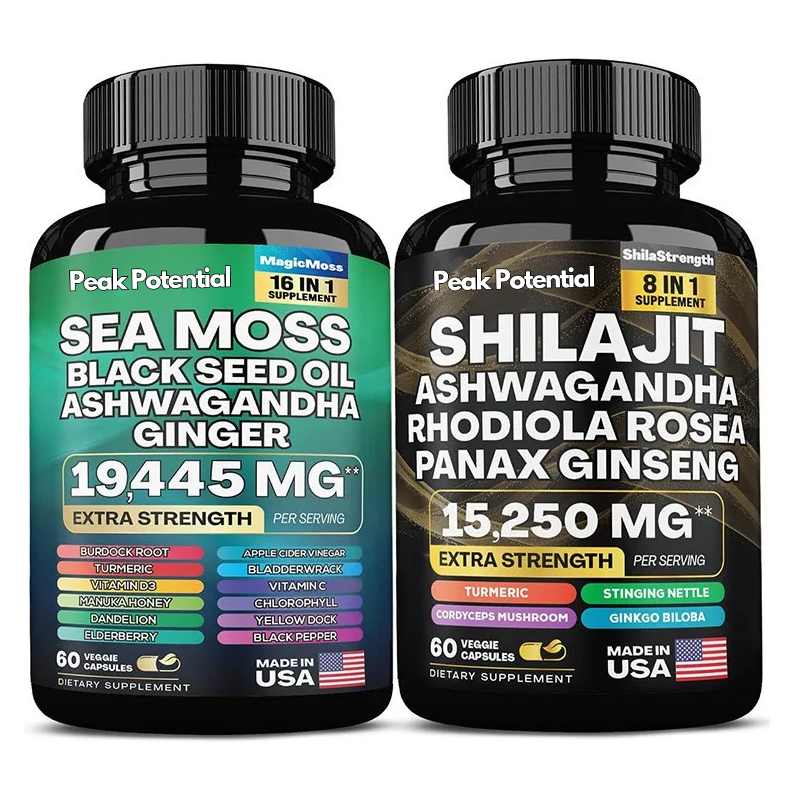 Peak Sea Moss & Shilajit Recovery Pack