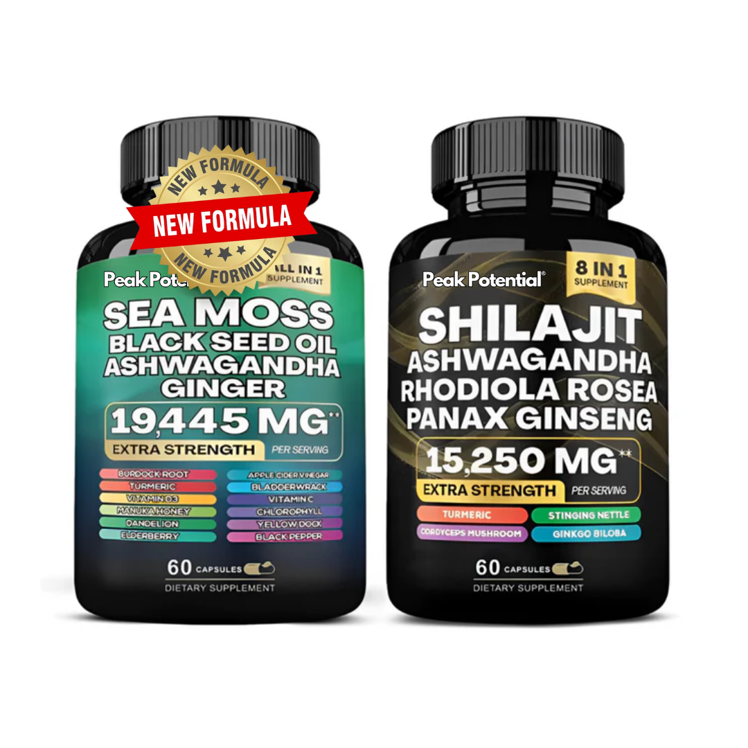 Sea Moss & Shilajit 24-in-1 Peak Vitality Blend™