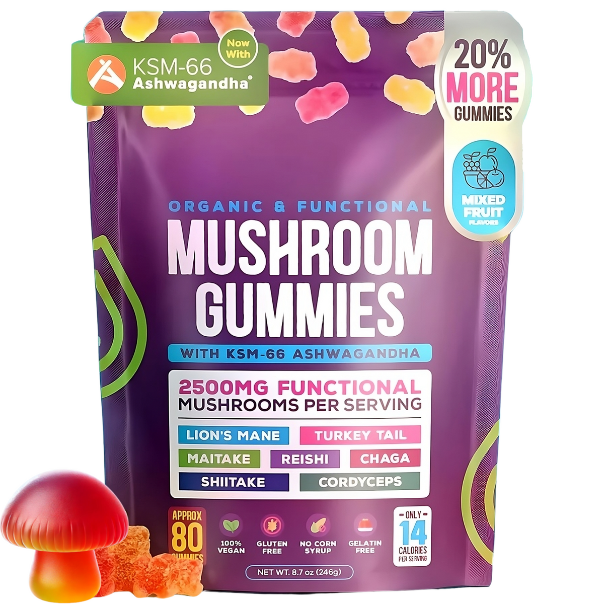 Peak Premium Mushroom Gummies product photo 1