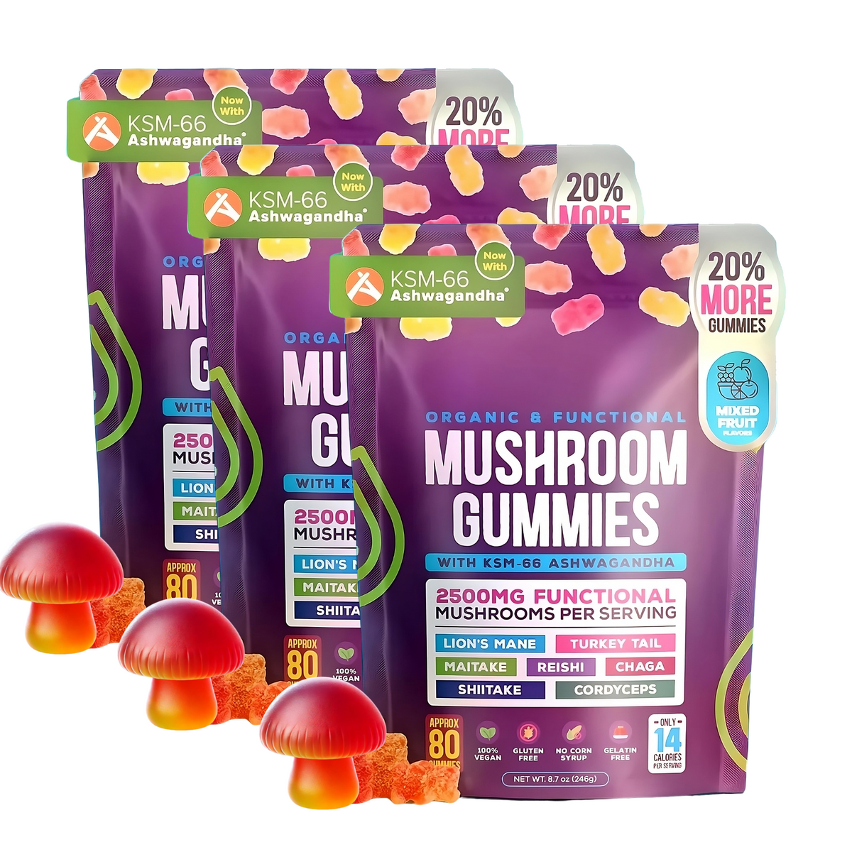 Organic & Functional Mushroom Gummies product photo 5