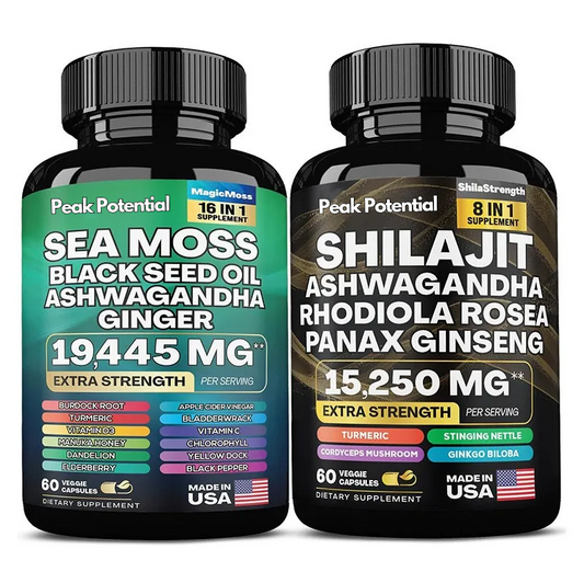 Sea Moss + Shilajit Combo Pack